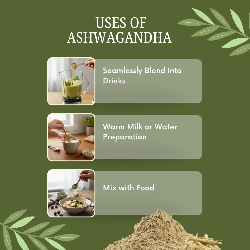 Gourmet Ashwagandha Root Ground Powder