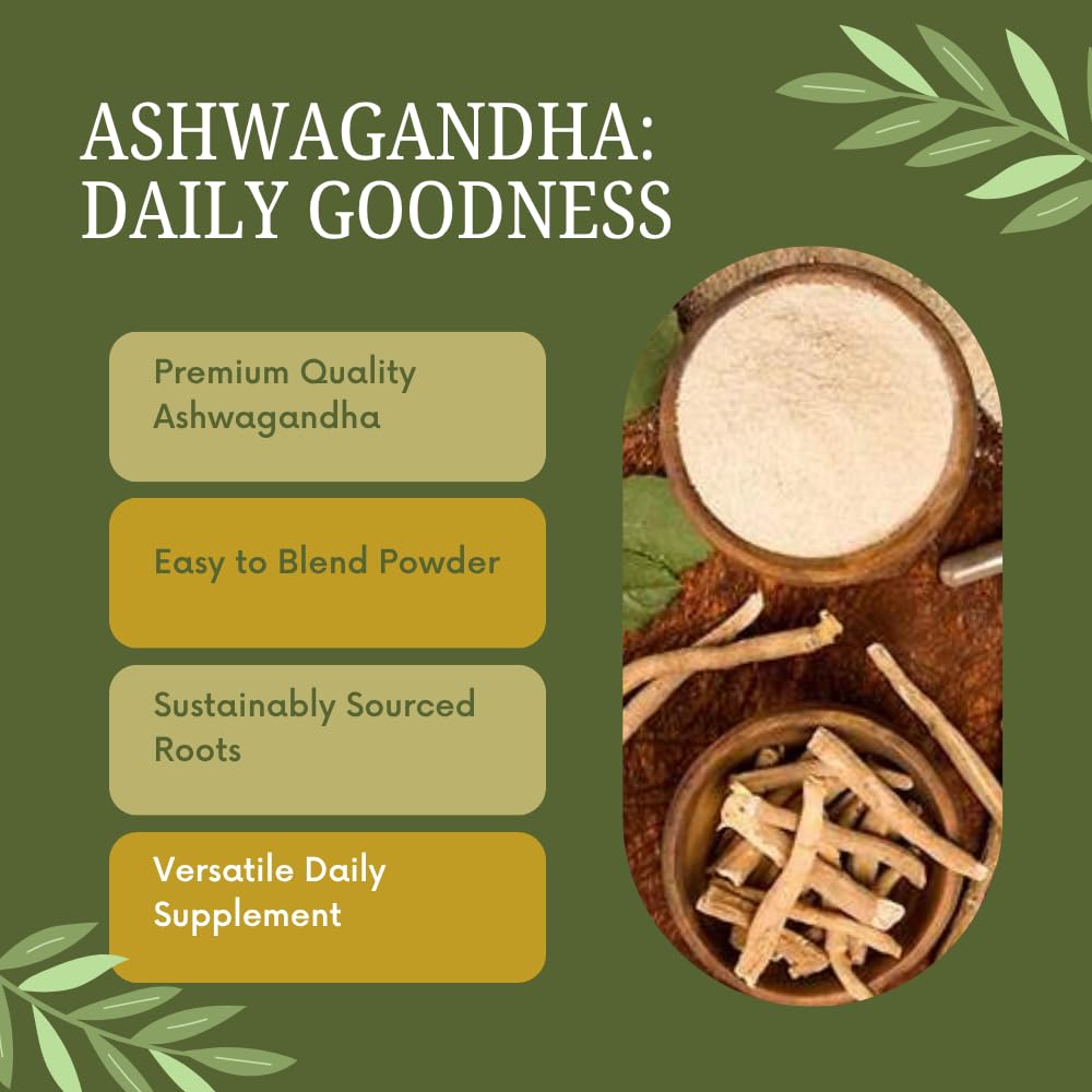 Gourmet Ashwagandha Root Ground Powder